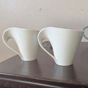 Villeroy & Boch Elegant White Mugs
